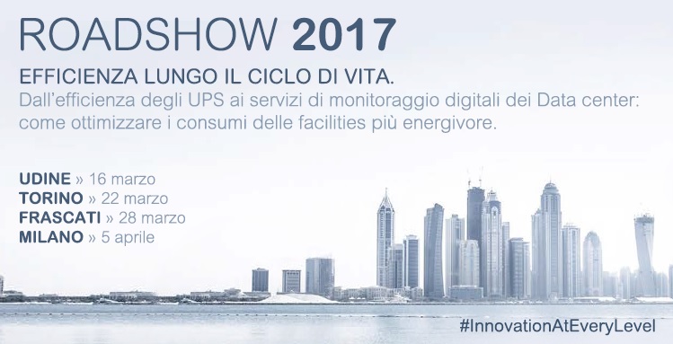 Schneider Electric: al via il roadshow che ti porta a spasso per i data center Schneider Electric: al via il roadshow che ti porta a spasso per i data center